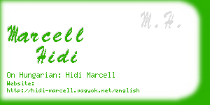 marcell hidi business card